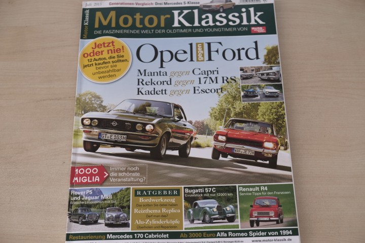 Deckblatt Motor Klassik (07/2013)